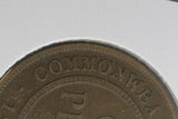 1919 - Australia Penny - No Dot - Diecracks thru Date & 'COMMON' - VG