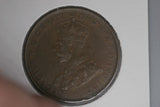 1927 - L - Australian Penny - Diecracks 'REX' & Date (R6) - aVF