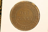 1920 - I - Australian Penny - No Dot - aF / Problem Coin