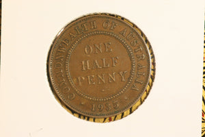 1935 - Australian Halfpenny - aVF