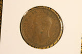 1938 - Australia Halfpenny - 'IVS' Lightly Doubled - VF / Grotty