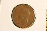 1941 - Australian Halfpenny - 'HP' Missing (R5) - F