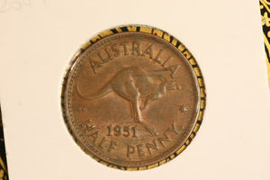 1951 - Y. - Australia Halfpenny - EF