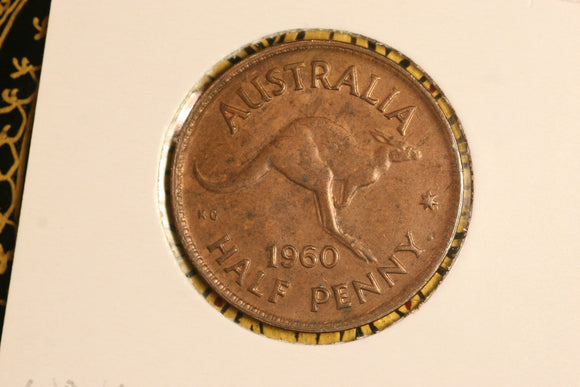 1960 - Australia Halfpenny - UNC