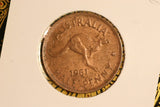 1961 - Australia Halfpenny - aUNC+.