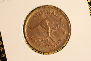 1961 - Australia Halfpenny - aUNC