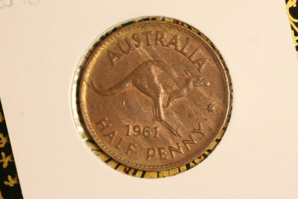 1961 - Australia Halfpenny - aUNC