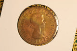 1964 - Australian Halfpenny - Rainbow Patina - chUNC / Flaws