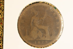 1879 - UK British Penny - G