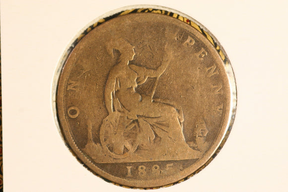 1885 - UK British Penny - aVG