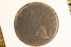 1885 - UK British Penny - G