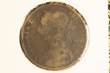 1886 - UK British Penny - G / Buckled