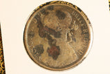 1891 - British Penny - F / Buckled & Cleaned