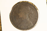 1891 - UK British Penny - VG+