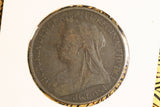 1898 - UK British Penny - aVF