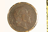 1903 - UK British Penny - F / Problem Coin