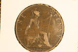 1907 - UK British Penny - aF