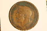 1917 - UK British Penny - EF / Problem Coin