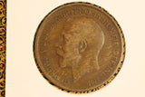 1920 - UK British Penny - F