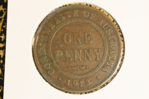 1913  - Australian Penny - VG / Grotty