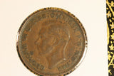 1944 - Y. - Australia Penny - Pealing Error on Bust - VG