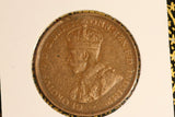 1924  - Australian Penny - aVF. Filled 4 - Cleaned