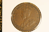 1924 - L - Australian Penny - London Obverse - gF / Grotty