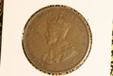 1927 - Australia Penny - Pealing Error near Date gVG