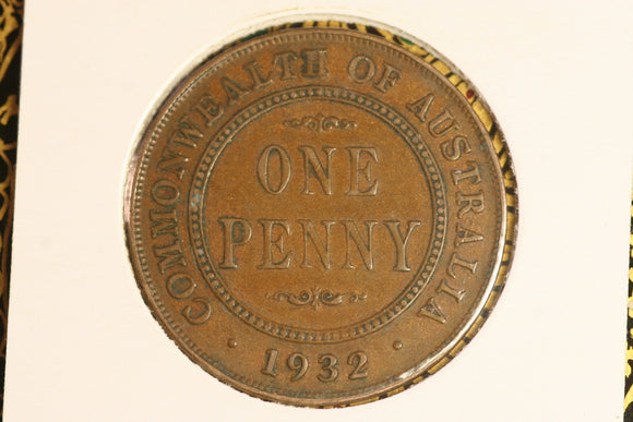 1932 - Australian Penny - VF / Grotty