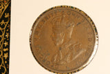 1934 - Australia Penny - Pealing Errors near Crown - aF