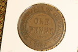 1922 - I - Australian Penny - Indian Obverse - F / Grotty