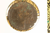 1874 - H - British Penny - G / Buckled