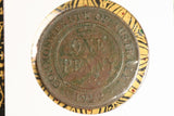 1922 - L - Australia Penny - EF / Problem Coin