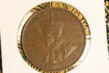 1935 - Australia Penny - EF / Verdigris