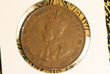 1936 - Australia Penny - Pealing Error above King's Eye - aEF