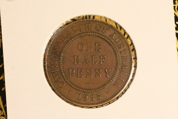 1935 - Australian Halfpenny - gVF