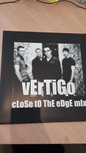 U2 12" Vertigo - Close To The Edge Mix 1-SIDED WHITE LABEL DJ Promo