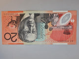 2013 AA 20 Dollar Polymer note - AA13- Circulated. .