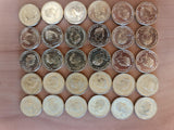 2020 - Australia - 2 Dollar Coins * 24 - Olympics - 4 Full Sets - gEF / aUNC