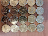 2020 - Australia - 2 Dollar Coins * 24 - Olympics - 4 Full Sets - gEF / aUNC