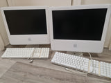 2x iMAC G5 Desktops 17", keyboards, no HDDs, sold as Parts only