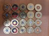 2020 - Australia - 2 Dollar Coins * 20 - Mixed Commemorative - gEF / aUNC - Bulk