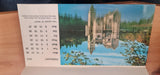 1972 Vintage Postcard Calendar - Sound of Music - Salzburg, Austria - G/VG