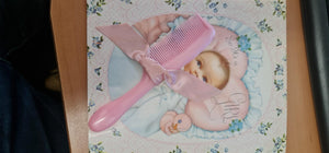 1970s Vintage Baby Card with Plastic Comb - Murfett 24AC 7065 - Unused