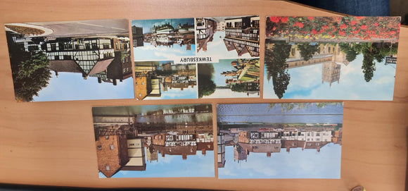 1970s Postcard * 5 - Tewkesbury - Unused / VG