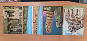 1970s Postcard * 4 - Leaning Tower of Pisa - Italy - Unused / VG