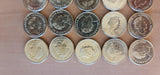 2022 - Australia 2 Dollar Coins * 30 - "A" "U" "S" * 10 Full Sets - gEF to aUNC