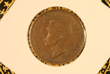 1949 - Australia Halfpenny - Diecracks on Rim to H and Rim to PE - aEF