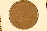 1942 - Y. - Australia Penny - Diecrack Rim to PE to Star (R6) - aVF