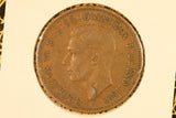 1943 - Y. - Australia Penny - Pealing Error on Bust - gF